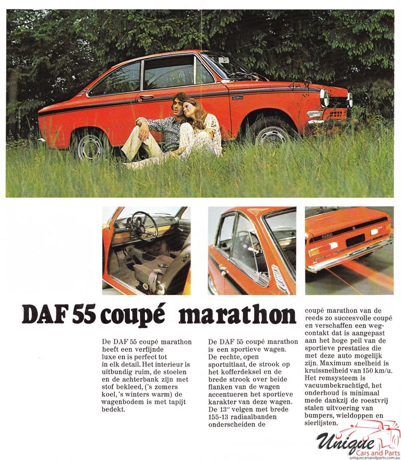 1971 DAF Model Range Brochure Page 10